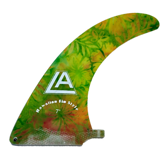 7.0" Narrow Base with a Hawaiian Style Rake "GREEN-HAWAII"